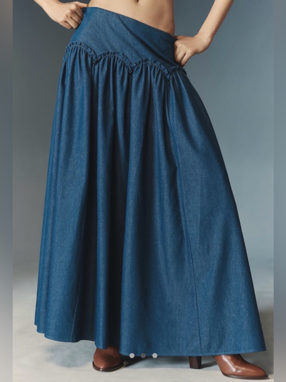 Anthropologie Mare Mare * Basque Warson Maxi Skirt NWT! - Picture 5 of 16